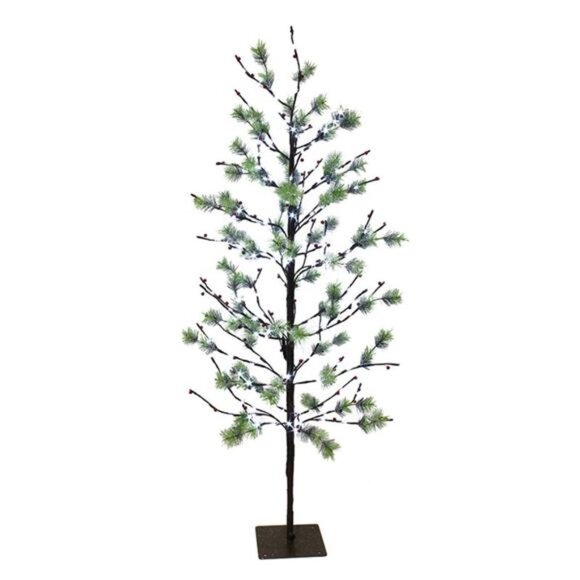 Puleo International White Twinkle LED Pre-Lit Twig Christmas Tree - Picture 1 of 2